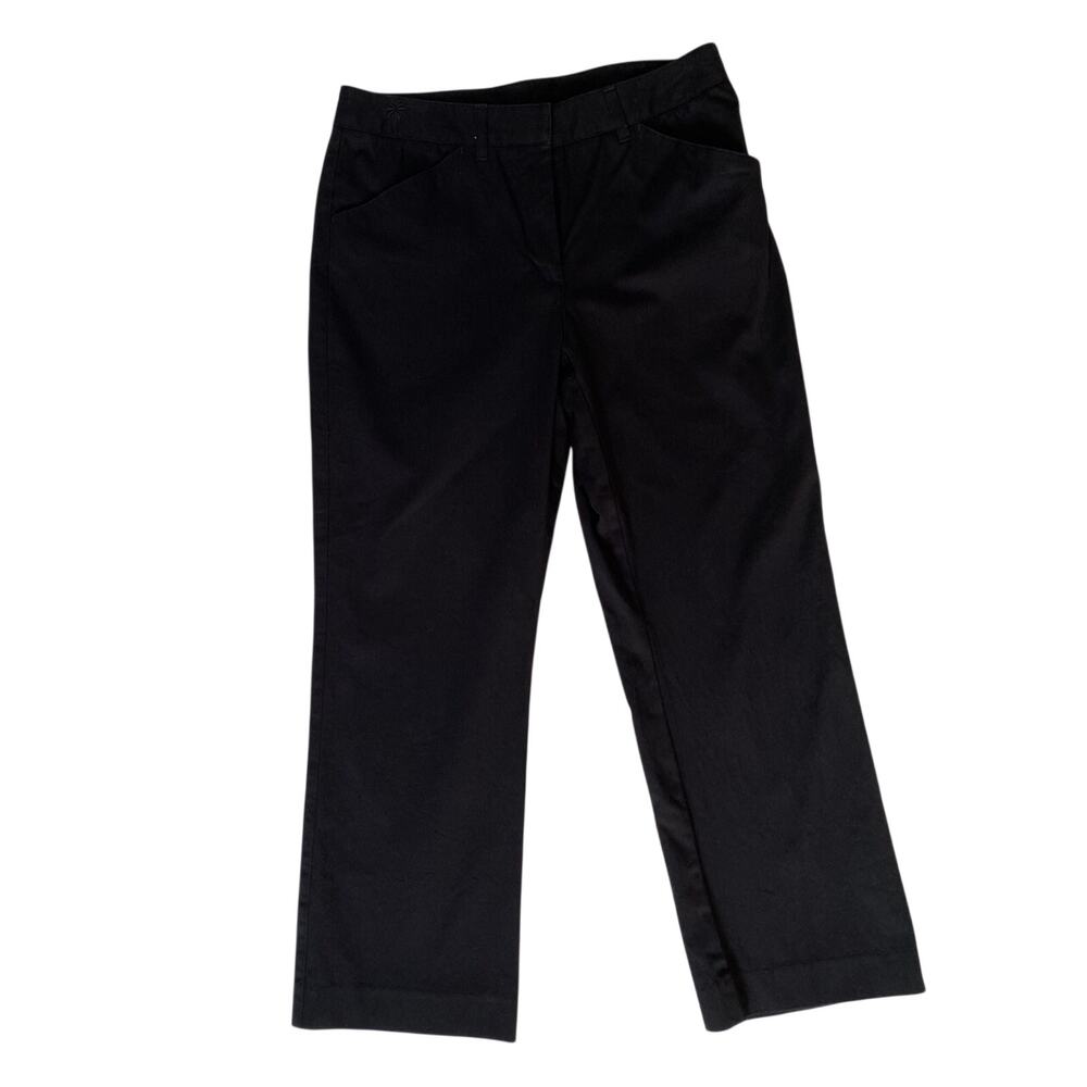 Lilly Pulitzer Pants Womens Size 2 Black Ankle Straight Business Preppy Office